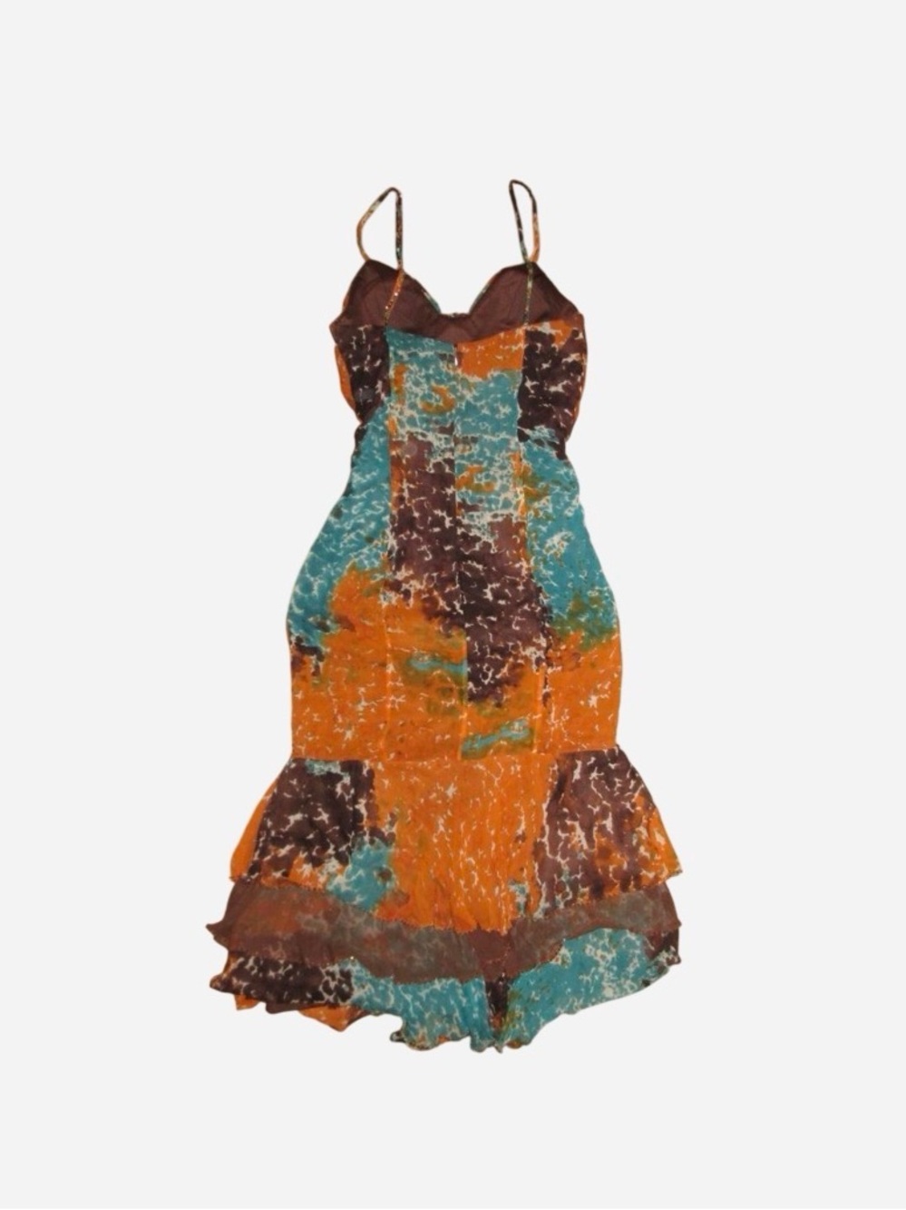 cache - RARE VINTAGE 100% silk fairy dress - Picture 2 of 10